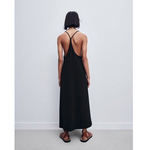 NWT Zara Size S Long Halter Dress - Picture 2 of 3